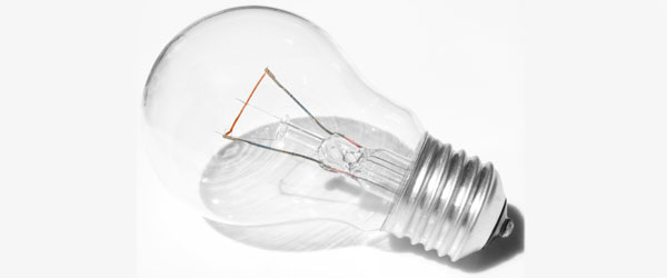 Electric Light Bulb, or Lightbulb, Filament